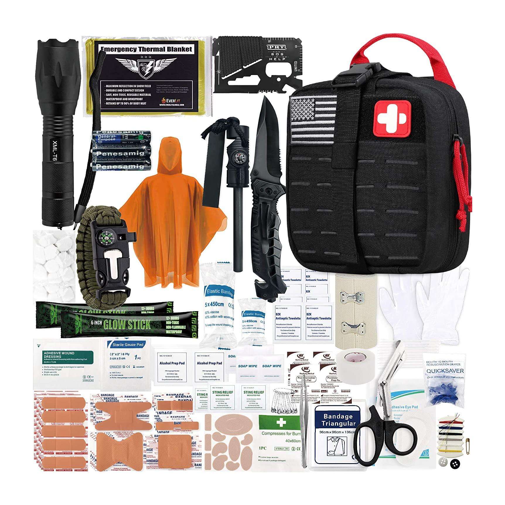 EVERLIT Survival Kit 161 Pcs >