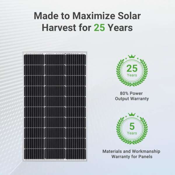 Traver Force Solar Panel - Warranty